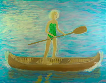 William Oliver Art canoe_452x356
