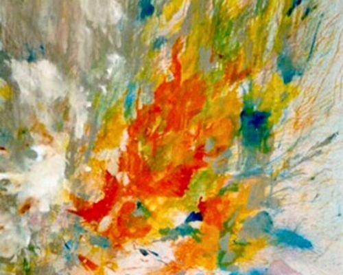 Glads 1977 50 x 50 William Oliver Artist